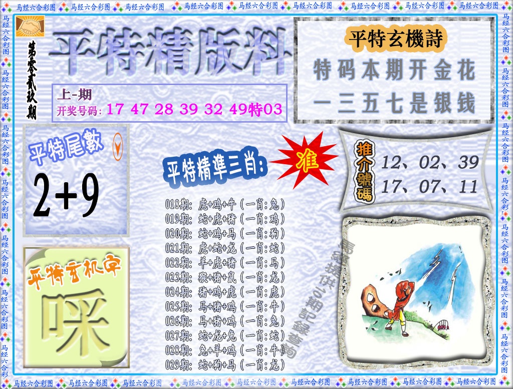029期平特精版料[图]