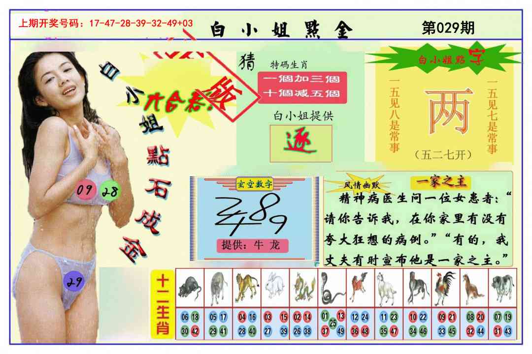 029期白小姐点金[图]