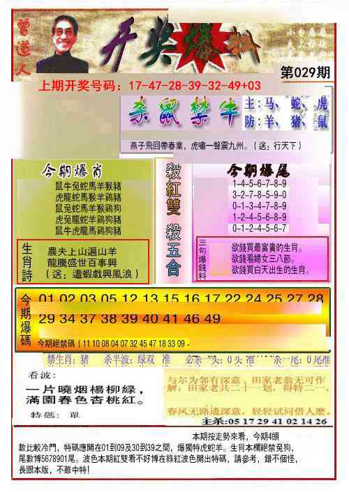 029期开奖爆料(新图推荐)[图]