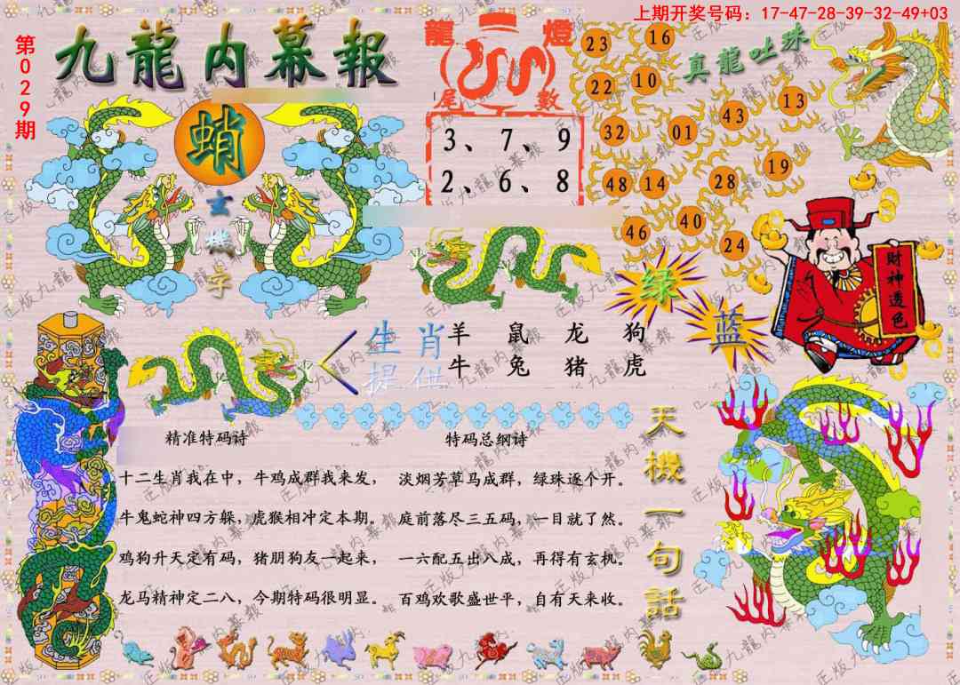 029期正版九龙内幕报[图]