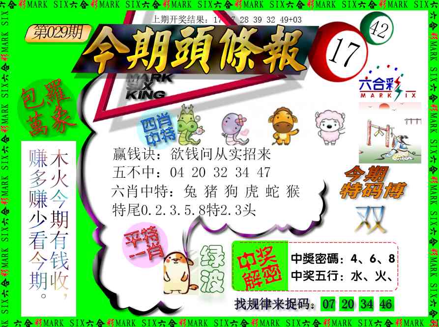 029期今期头条报[图]