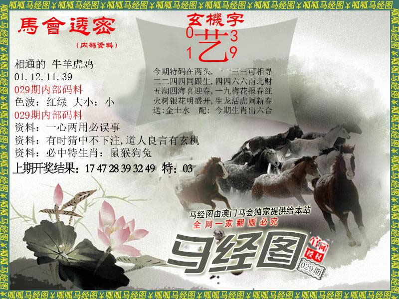 029期马经9[图]