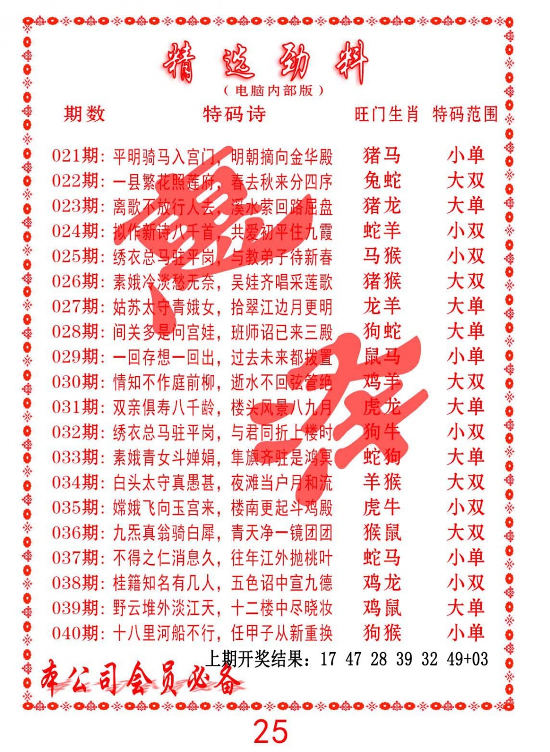 029期精选劲料[图]