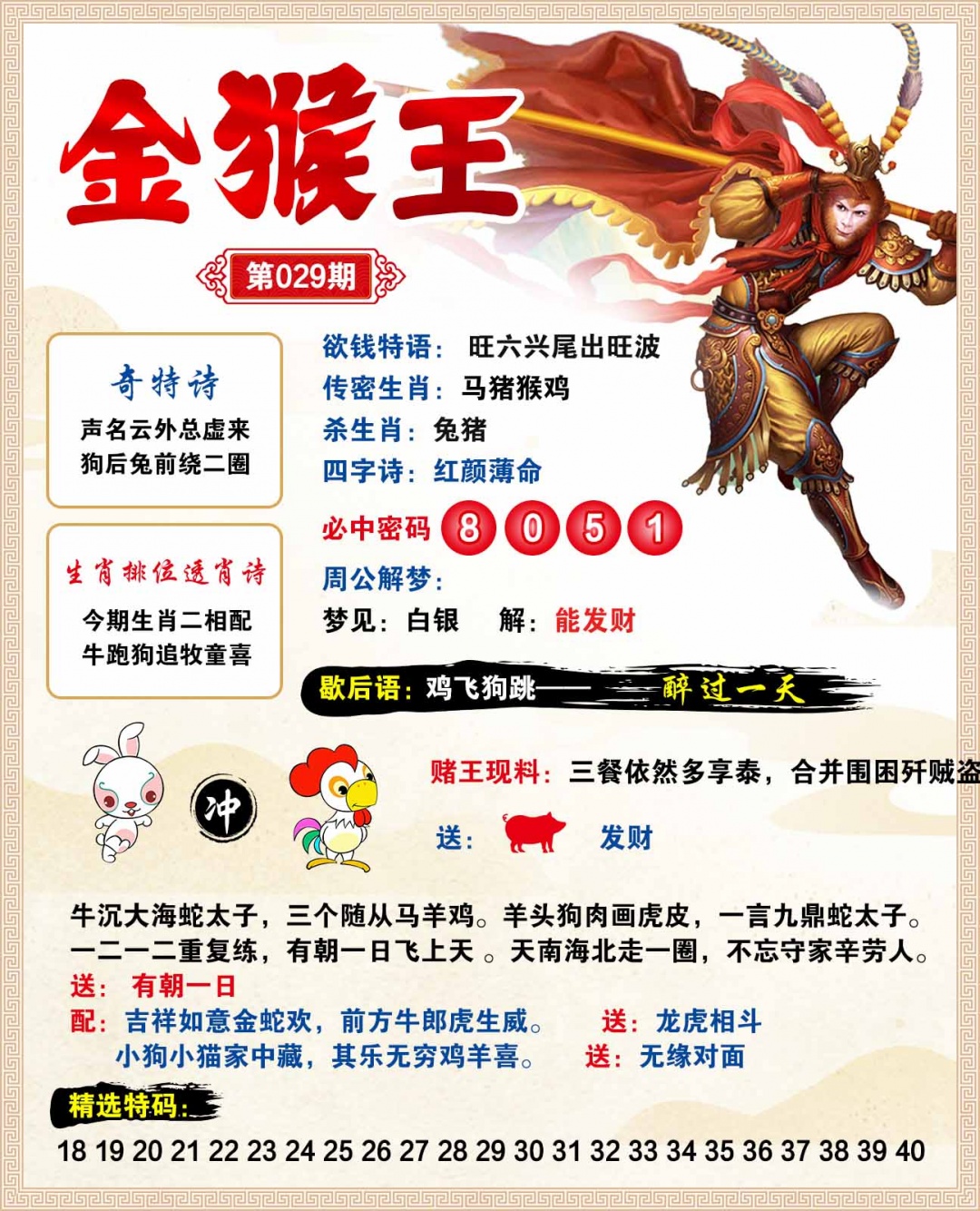 029期金猴王[图]
