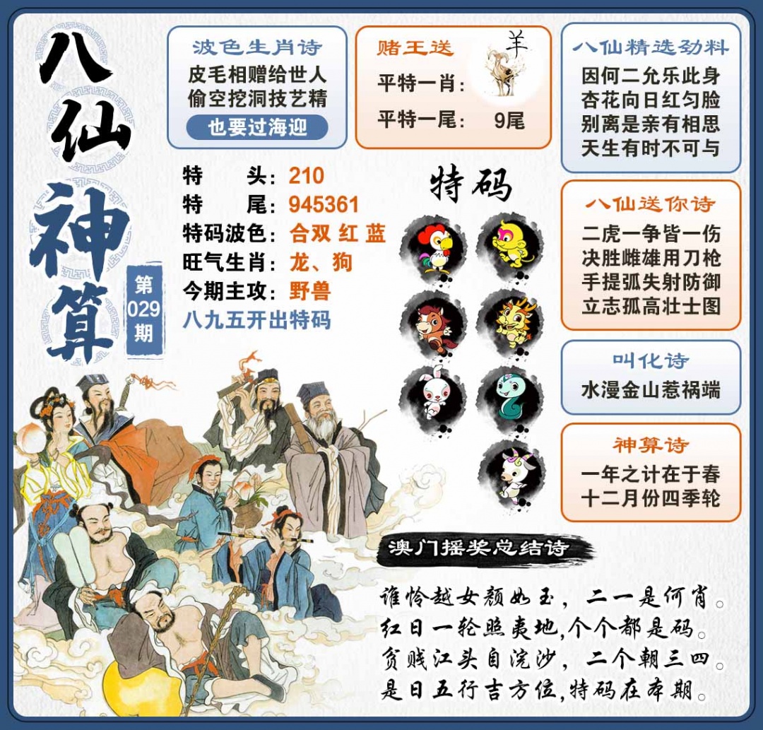 029期八仙神算[图]