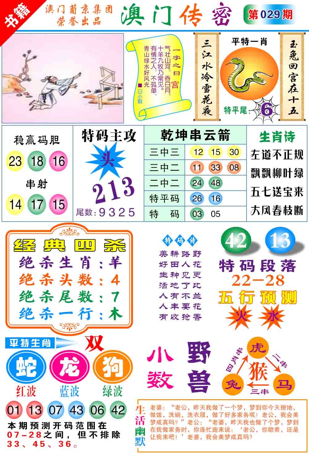 029期澳门传密心水[图]