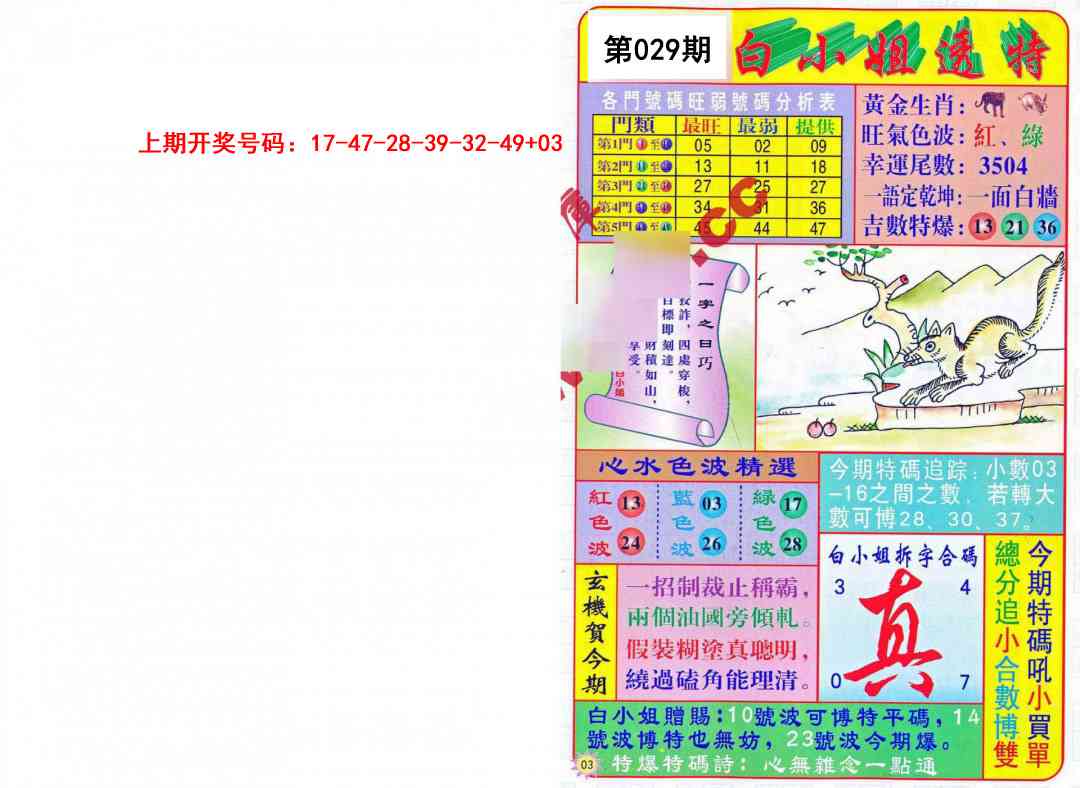029期白小姐透特[图]