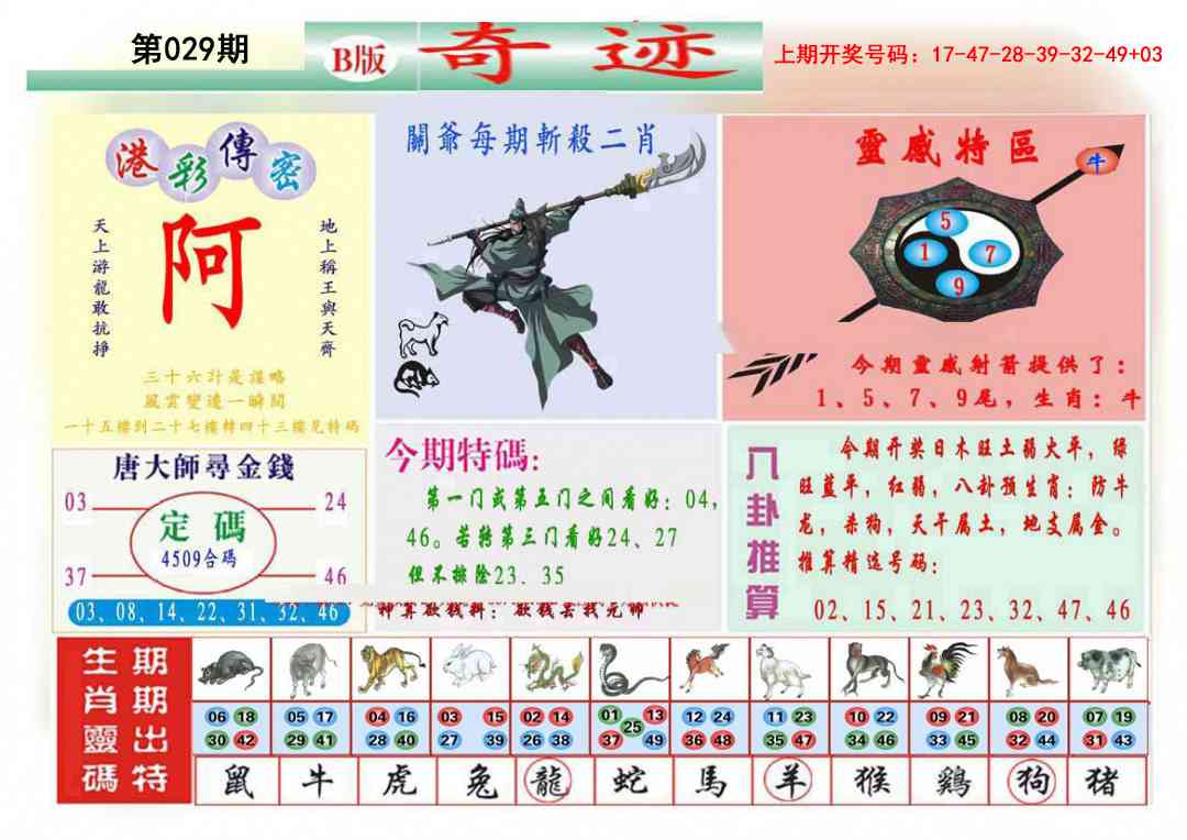 029期九龍奇迹B(推荐)[图]