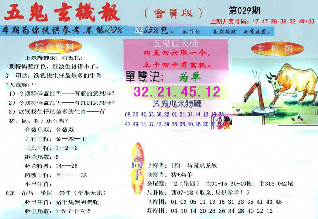 029期新五鬼玄机[图]